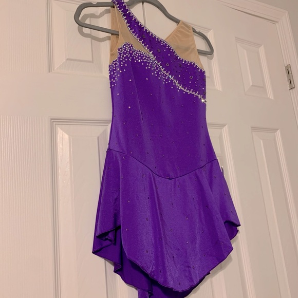 Dresses Copy Purple Figure Skating Dress Poshmark